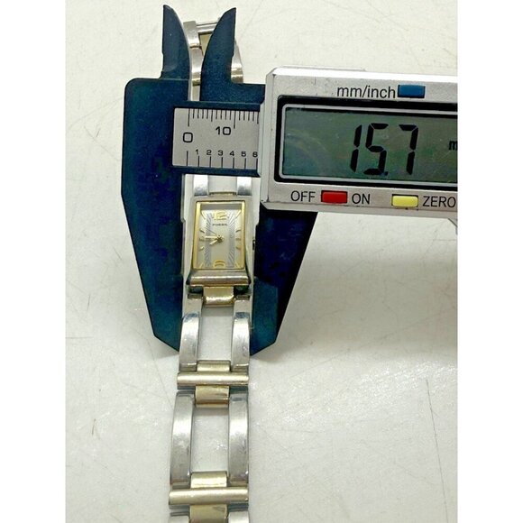 Fossil F2 Watch Women's 16mm Case Two Tone Band ES-1771 All Stainless Steel - Picture 5 of 6